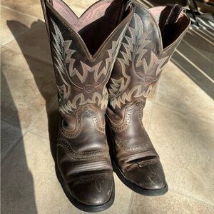ARIAT WOMENS HERITAGE STOCKMAN BOOTS
